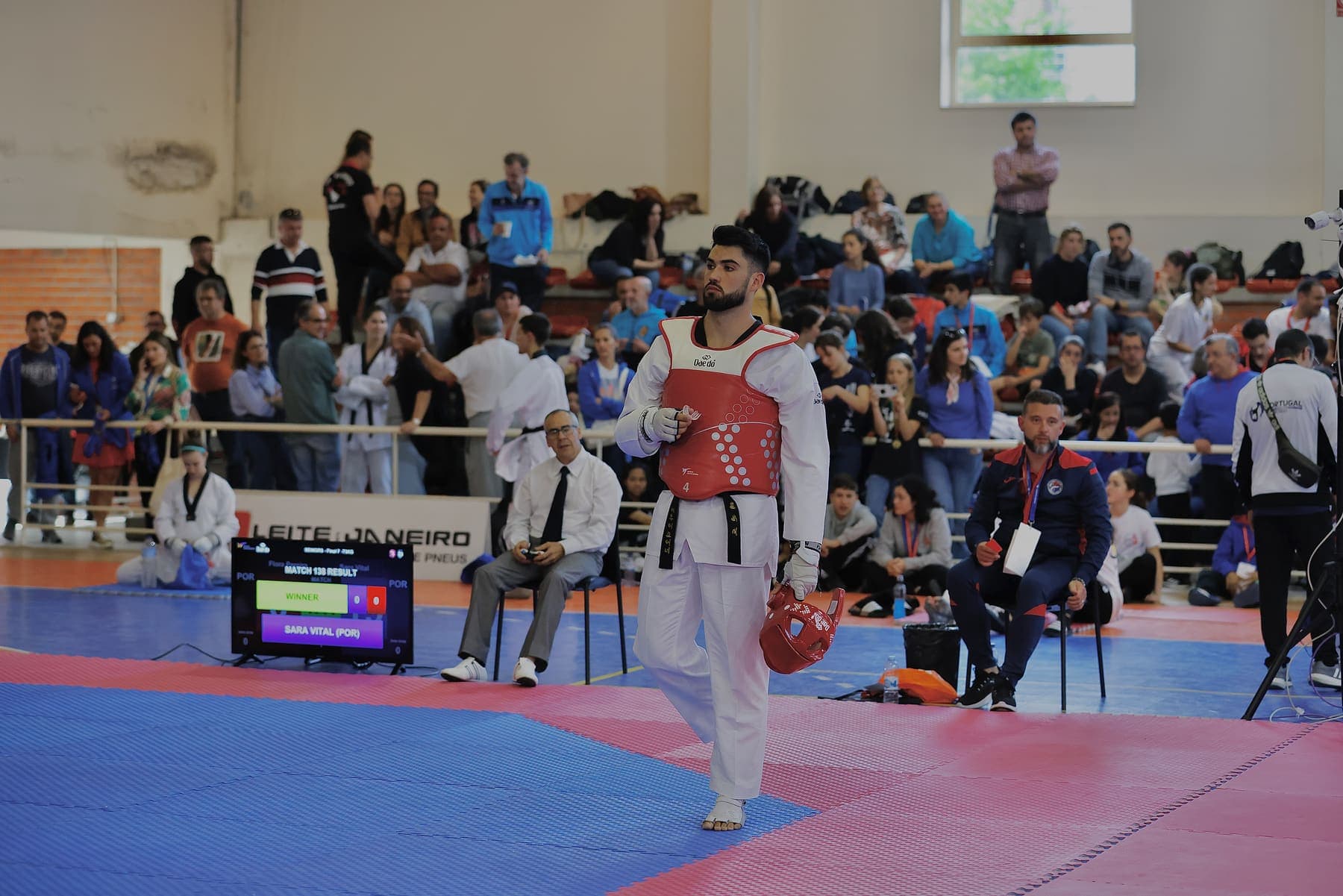 João Diogo competing in Taekwondo, Amarante