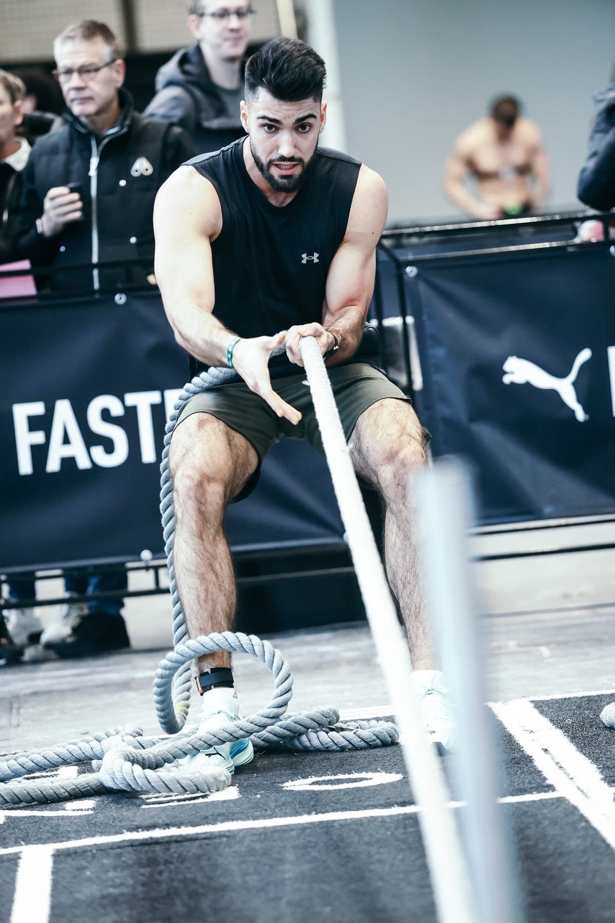 João Diogo during a HYROX-style session